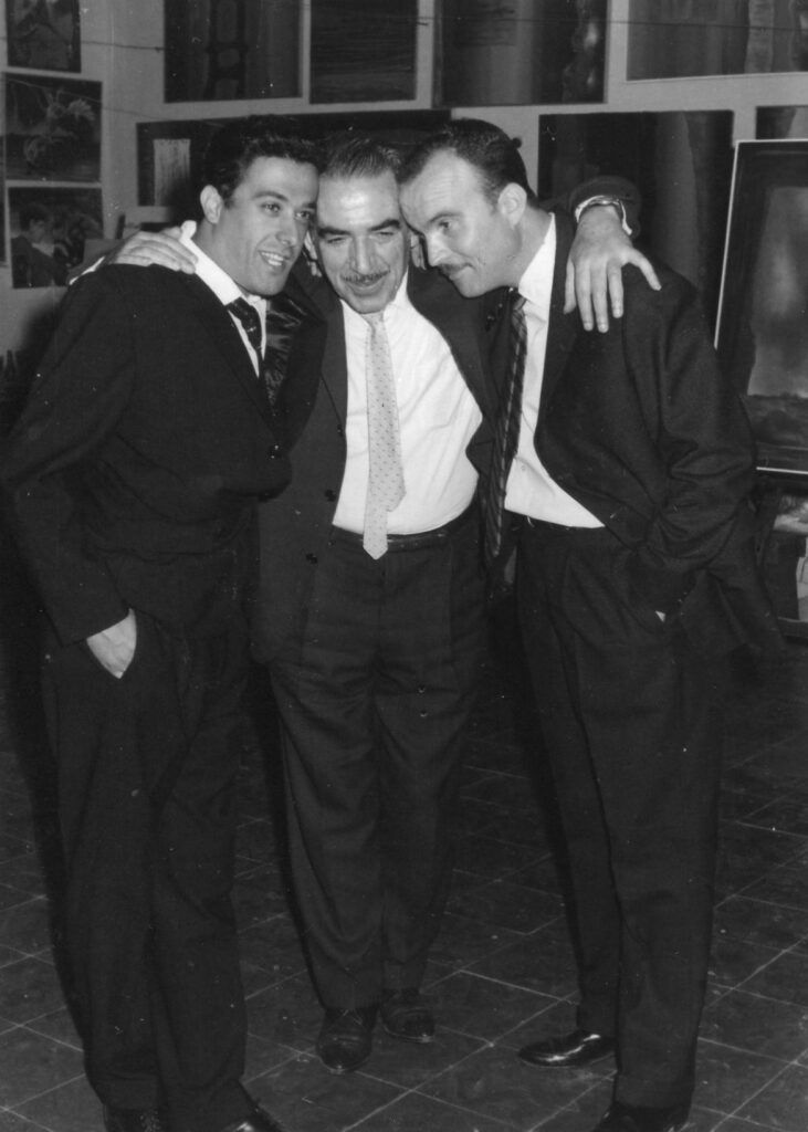 Rafely, Paco Martínez y Eduardo Millares